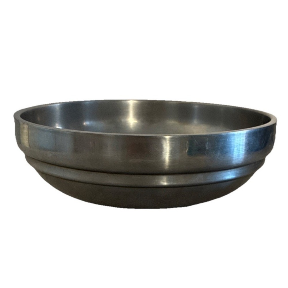 Vintage Sunshine Bowl 9.5" Stainless Steel Double Wall Mixing Serving